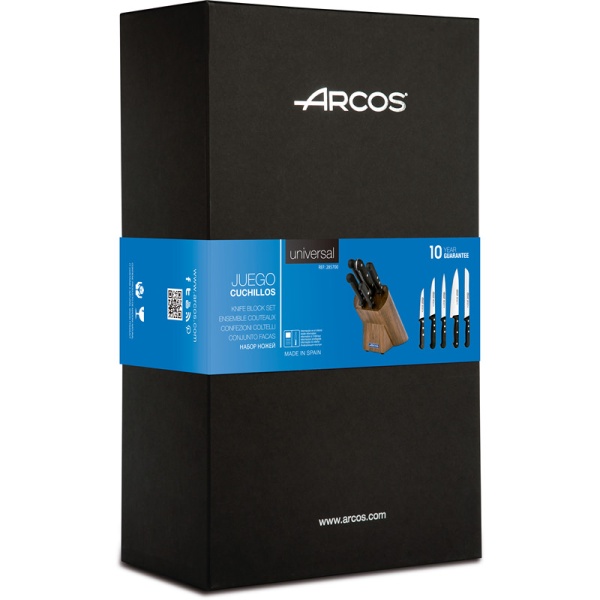 Фото Набор кухонных ножей UNIVERSAL 5шт на подставке