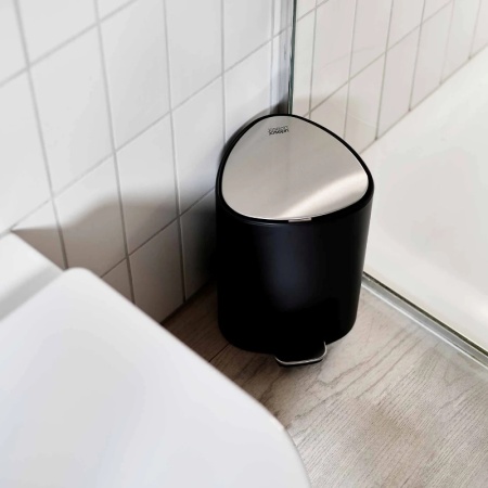 Контейнер для мусора EasyStore 5л матовый черный - 70595 Joseph Joseph детальная картинка 