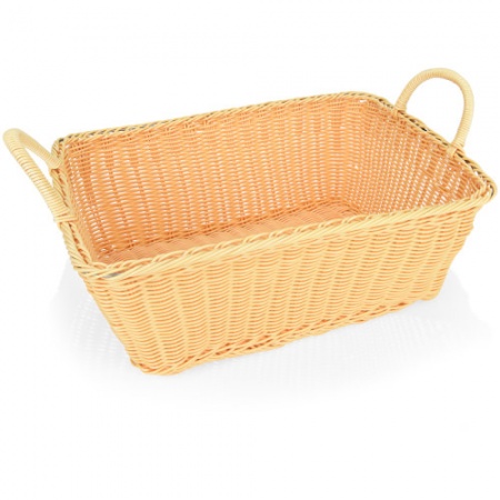 Корзина для хлеба 44х34х16см c ручками детальная картинка 