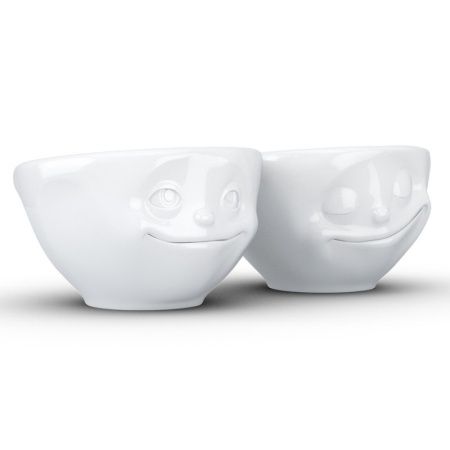 Набор чаш 100мл Tassen Dreamy & Happy белый, 2шт детальная картинка 