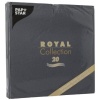 Салфетка 40x40см ROYAL Collection черная, 20шт детальная картинка 