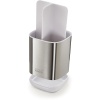 Органайзер для зубных щеток EasyStore Steel 9x9x12,5см белый - 70530 Joseph Joseph детальная картинка 