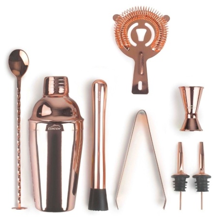 Набор барных принадлежностей INOX COBRE из 8 предметов детальная картинка 