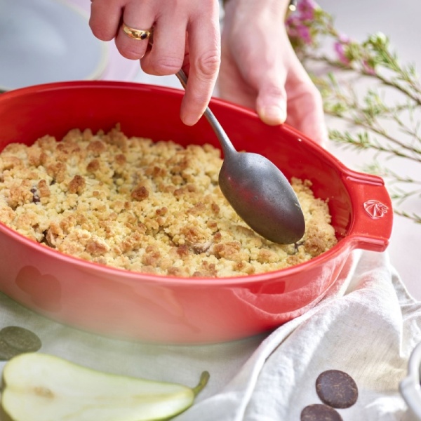 Фото Емкость овальная для запекания APPOLIA 31см RED