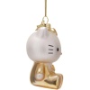 Новогоднее украшение из стекла Vondels "Золотой Hello Kitty baby" 9см детальная картинка 