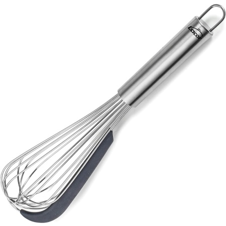 Венчик с силиконовой лопаткой 32см Lacor детальная картинка 