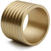 Набор колец для салфеток Ø4x(h)3см CENTRO ribbed gold, 4шт детальная картинка 