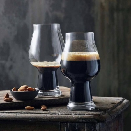 Набор бокалов для пива 600мл BIRRATEQUE Stout/Porter, 2шт детальная картинка 