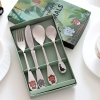 Набор детских столовых приборов Jungle - 4 предмета детальная картинка 