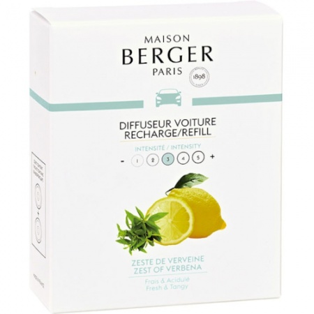 Сменный блок для автодиффузора «Цедра вербены» (Zest Of Verbena), 2шт детальная картинка 