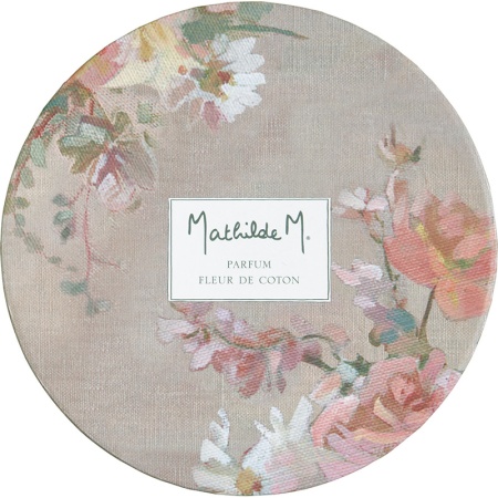 Подарочный набор аромасвеча + роза из мыла Carnets d'Artistes - Fleur de Coton - Цветок хлопка детальная картинка 