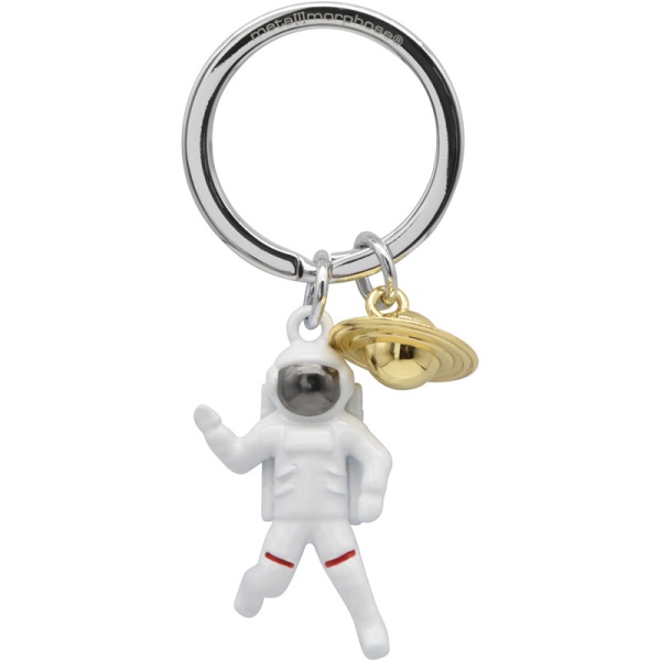 Фото Брелок для ключей "Космонавт и Сатурн"