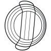 Корзинка для фруктов и хлеба Ø24x11.5см Kesper детальная картинка 