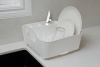 Сушилка для посуды Tub 36x34см белая детальная картинка 