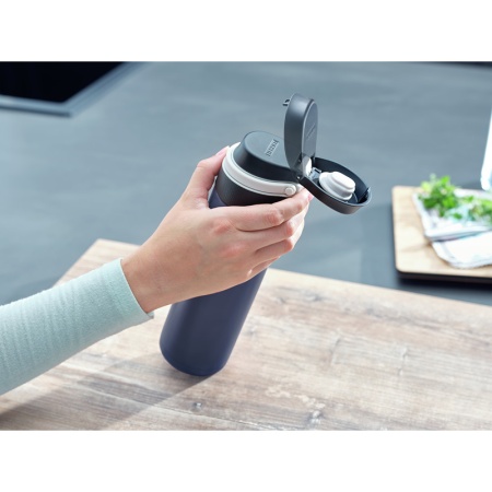 Термос 600мл Flip темно-синий детальная картинка 