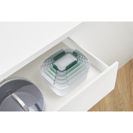 Набор контейнеров Nest Lock, зеленый, 5шт детальная картинка 