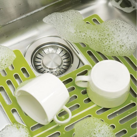 Подложка для раковины универсальная SinkSaver серая/белая - 85037 Joseph Joseph детальная картинка 