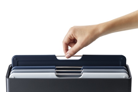 Набор разделочных досок 34x24см Folio Large графит, 4шт - 60184 Joseph Joseph детальная картинка 