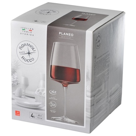Набор бокалов для красного вина 450мл PLANEO, 4шт детальная картинка 