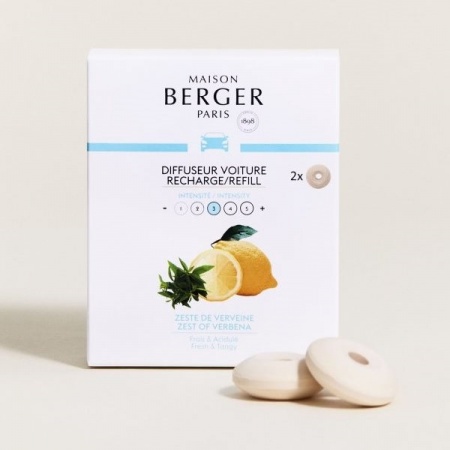 Сменный блок для автодиффузора «Цедра вербены» (Zest Of Verbena), 2шт детальная картинка 