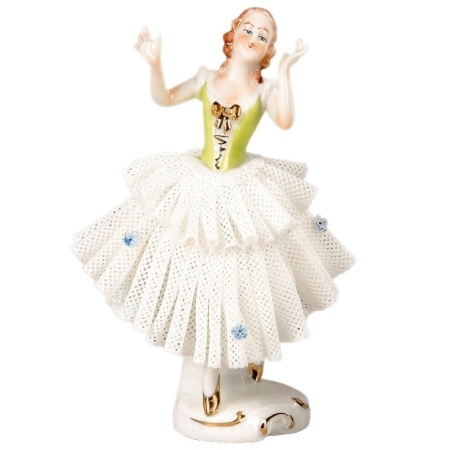 Статуэтка "Танец в зеленом" детальная картинка 