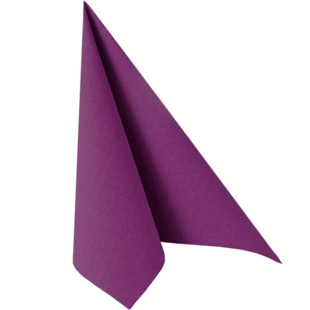 Салфетка 40х40см ROYAL Collection пурпурная, 50шт детальная картинка 