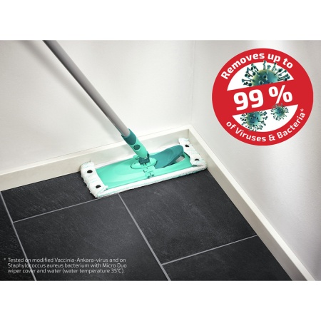 Сменная насадка для швабры Clean Twist M и Combi M 33см micro duo тряпка для всех типов полов детальная картинка 