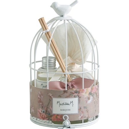 Подарочный набор для ароматизации дома с диффузором Carnets d'Artistes - Marquise - Маркиза детальная картинка 