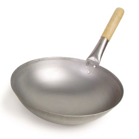 Сковорода Вок Ø40см с деревянной ручкой - P.L. Proff Cuisine детальная картинка 