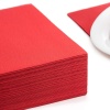 Салфетка 40x40см ROYAL Collection красная, 50шт детальная картинка 