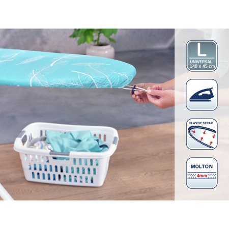 Чехол для гладильной доски 140x45см L/XL Thermo Reflect Universal детальная картинка 