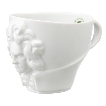 Чайная пара 260мл Talent Ludwig van Beethoven белая детальная картинка 