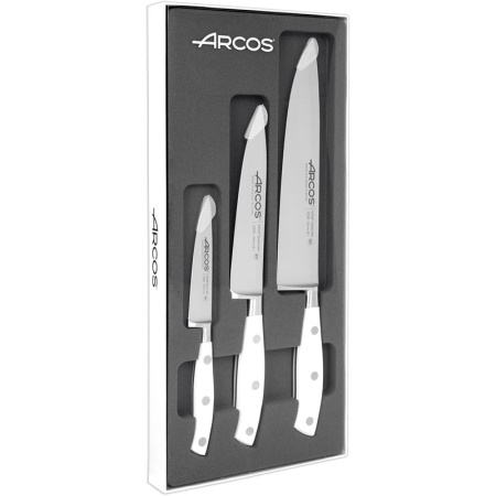 Набор кухонных ножей RIVIERA BLANC 3шт детальная картинка 