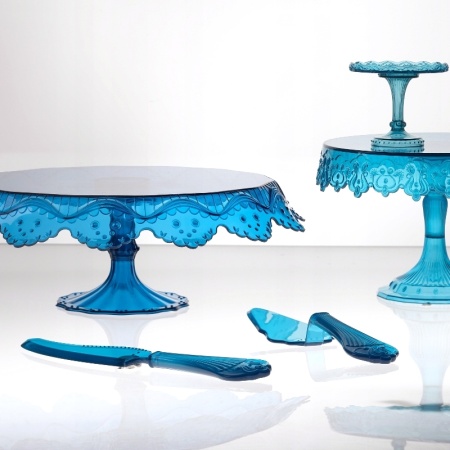 Нож для торта 290мм Sweetable бирюзовый детальная картинка 