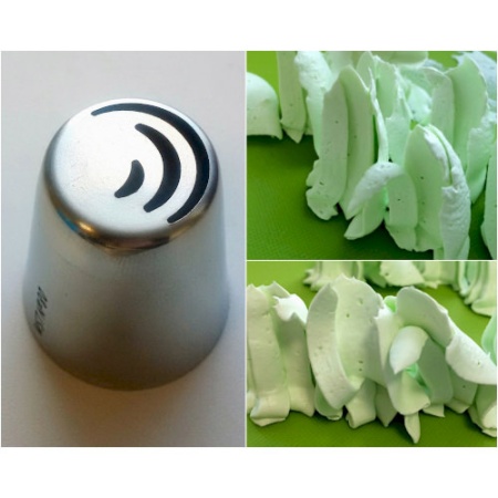 Насадка Листик/Лепесток Е №80 Веер Лауры (L размер) детальная картинка 