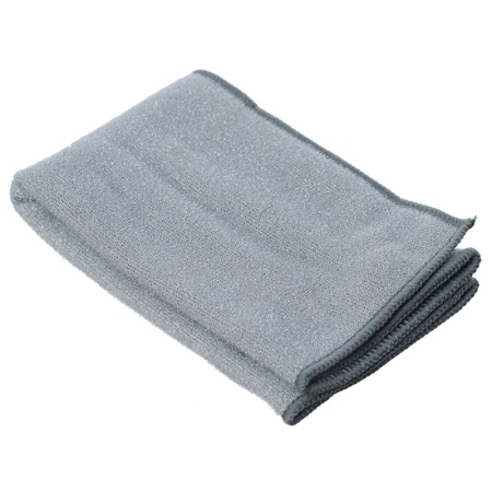 Набор из тряпки для стекол из микрофибры 30x30см и двусторонней тряпки из микрофибры 30x30см детальная картинка 