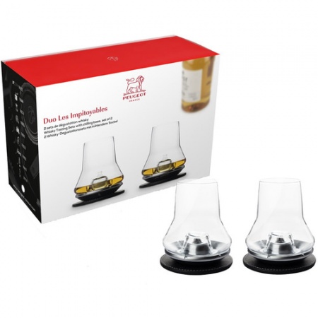 Набор стаканов для дегустации виски на охлаждающей подставке Les Impitoyables, 2шт детальная картинка 