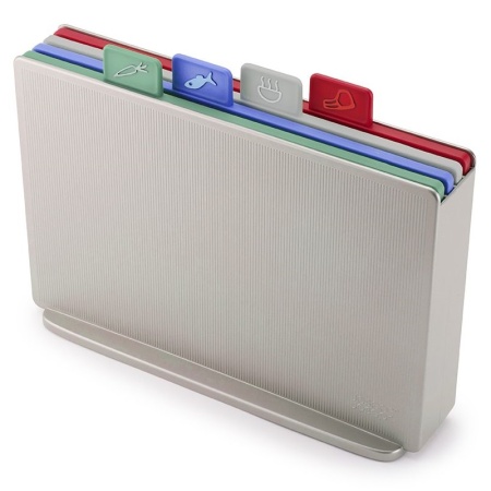 Набор разделочных досок 30x20см Index Regular серебристый, 4шт - 60150 Joseph Joseph детальная картинка 