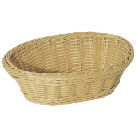 Корзинка для хлеба овальная 24х15х7см детальная картинка 
