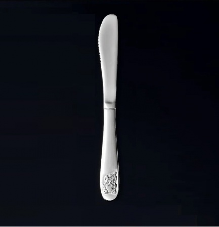 Детский столовый нож с изображением медведя BAR детальная картинка 