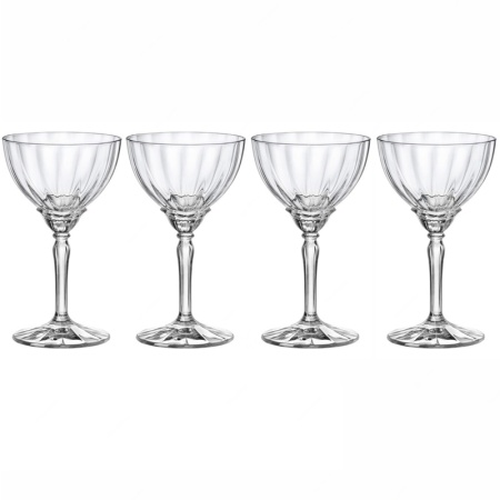 Набор бокалов для шампанского и коктейлей 240мл Espresso Martini FLORIAN, 4шт детальная картинка 