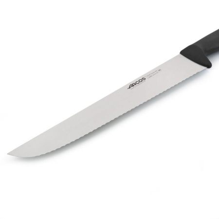 Нож рыбный 35см с рифлением 2900 черный детальная картинка 