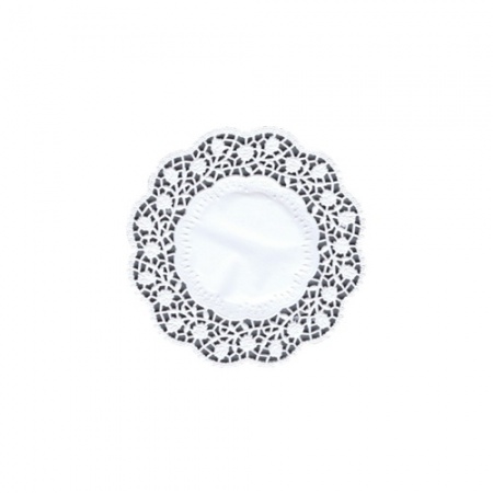 Салфетки кружевные Ø15см, 100шт детальная картинка 