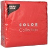 Салфетка 1сл 33x33см COLOR Collection красная, 100шт детальная картинка 