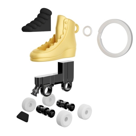 Брелок для ключей "Роликовые коньки" детальная картинка 