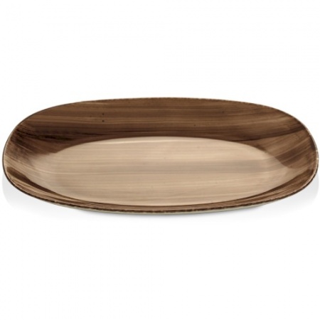 Блюдо овальное 34х20см EO BPQ AVANOS Brown детальная картинка 