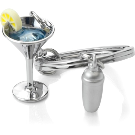 Брелок для ключей "Коктейль и шейкер" детальная картинка 