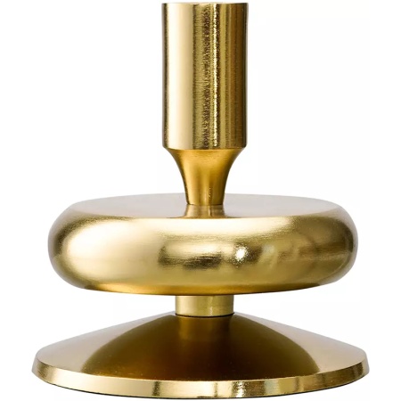 Подсвечник 13см Stone золотистый детальная картинка 