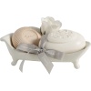 Мыльница Boudoir Precieux + 2 мыла Marquise - Маркиза детальная картинка 