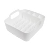 Сушилка для посуды Tub 36x34см белая детальная картинка 